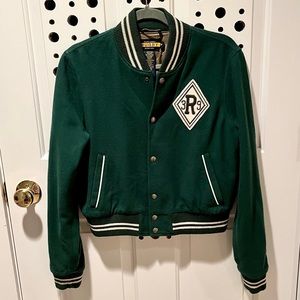 Rugby Ralph Lauren Wool Varsity Bomber Jacket